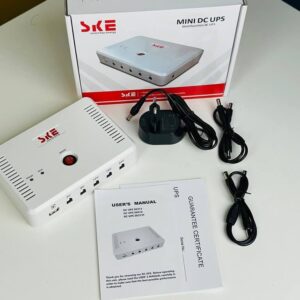 SKE SK616 Mini UPS For Wifi Router + ONU + IP Cam/CC Cam (13,200mAh With 5 Output)
