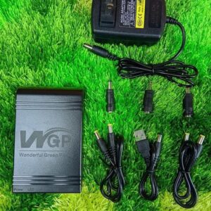 WGP Mini DC UPS for wifi router + onu 10 Hours power backup 10400MAH (5v,9v, 12 Output) With Adapter