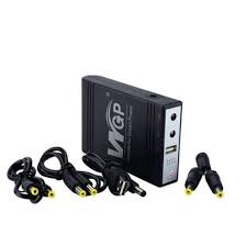 WGP Mini DC UPS for wifi router + onu 10 Hours power backup 10400MAH (5v,9v, 12 Output) Without Adapter